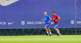 Sergio Kun Aguero, Barcelona, entrenamiento, NA