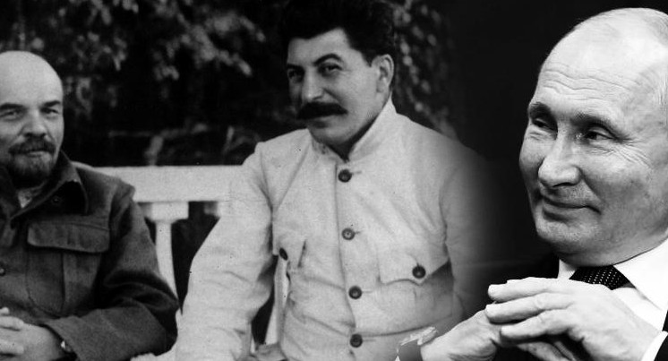Lenin, Stalin, Putin, Rusia