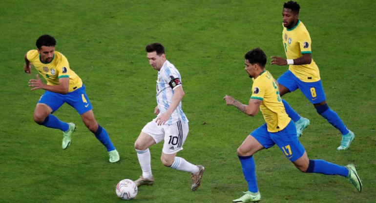 Argentina vs. Brasil en la Copa América, AGENCIA NA