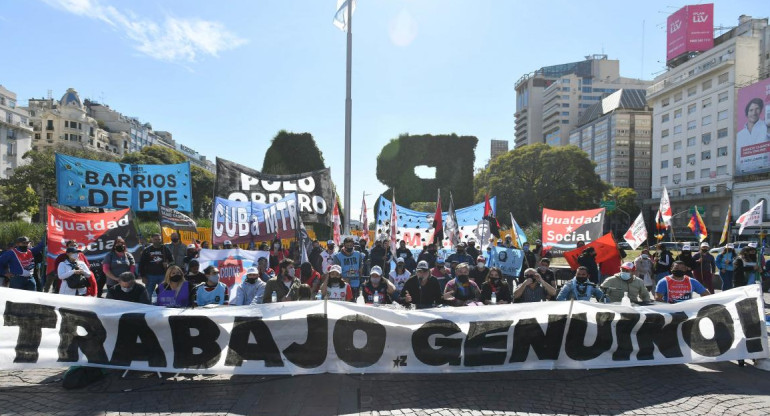 Movimientos sociales en el centro porteño, NA