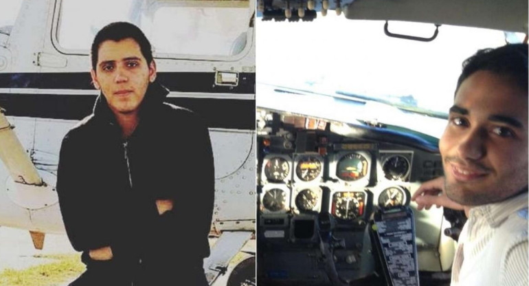 Pilotos de la tragedia aérea en Uruguay, Foto Facebook