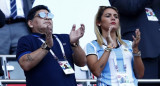 Rocío Oliva y Diego Maradona, foto NA