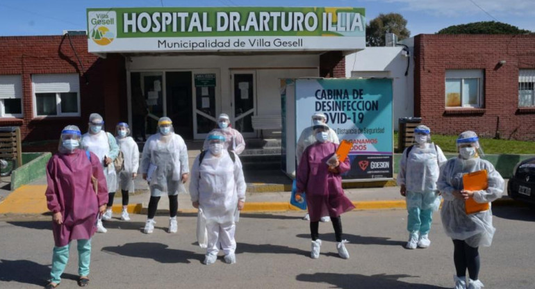 Hospital Illia, Villa Gesell, coronavirus en Argentina, NA
