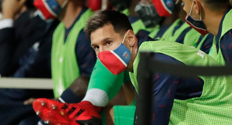 Lionel Messi, PSG, banco de suplentes, Reuters	