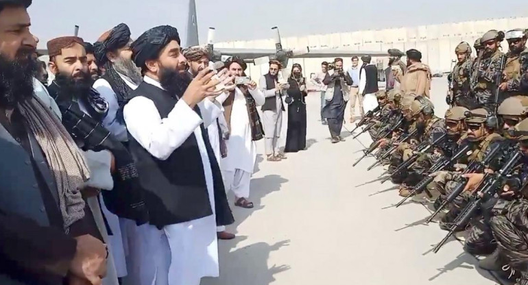 Zabiullah Mujahid, portavoz de los talibanes. Reuters