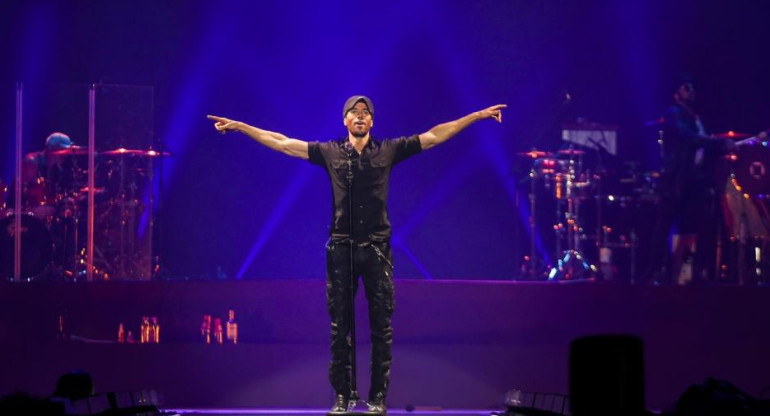 Enrique Iglesias, cantante. Foto: EFE.