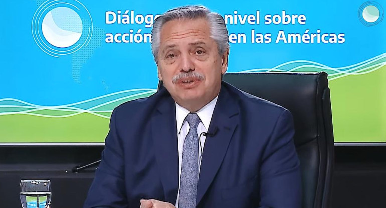 Alberto Fernández, presidente de Argentina, conferencia, NA