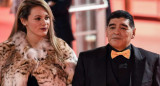 Rocío Oliva y Diego Maradona. Foto: NA.