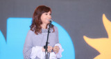 Cristina Kirchner en cierre de campaña del Frente de Todos