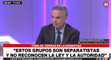 Toma de tierra en Argentina, Miguel Ángel Pichetto, Canal 26