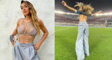 Jimena Barón en el Monumental