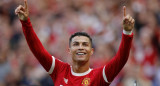 Festejo de Cristiano Ronaldo para el Manchester United, REUTERS