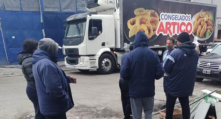 Bloqueo una empresa en Mar del Plata 