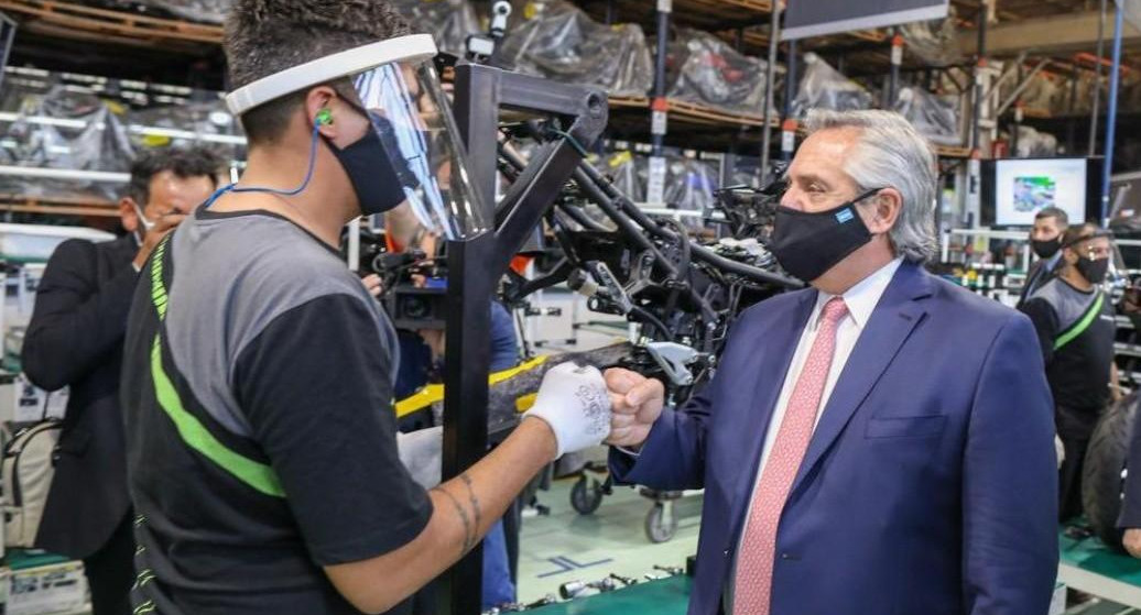 Alberto Fernández con industriales y empresarios