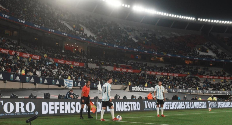Selección argentina en el estadio Monumental