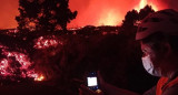 Erupción del volcán en la isla de La Palma, España. EFE. 