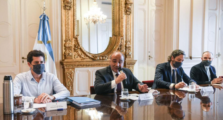Juan Manzur encabeza la reunión de Gabinete en Casa Rosada