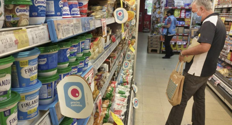 Supermercado, canasta básica de alimentos, consumo, inflación, Precios Cuidados, Foto NA