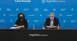 Conferencia de prensa de la ministra Carla Vizzotti, y el ministro Jaime Perczyk, NA