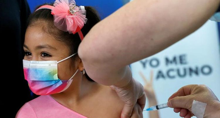 Vacunación, niños, foto Reuters