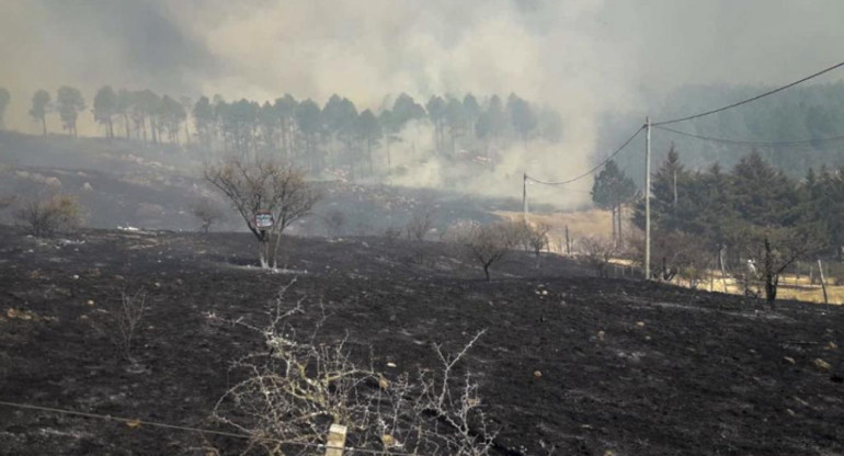 Incendios en Córdoba, NA