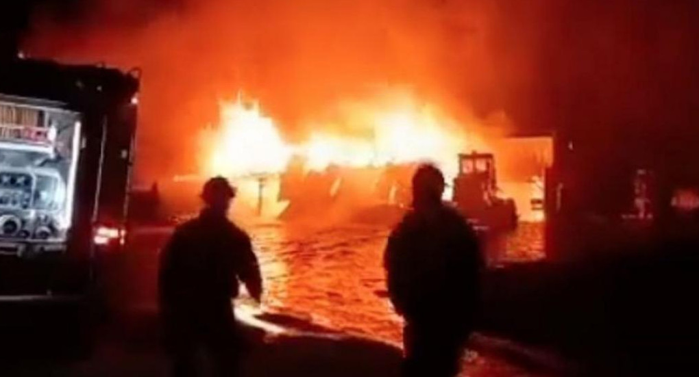 Mapuches incendiaron depósitos en Río Negro, NA