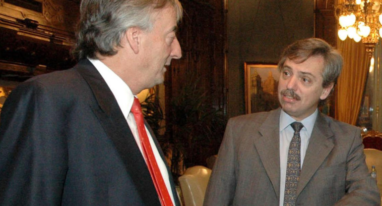 Alberto Fernández y Néstor Kirchner