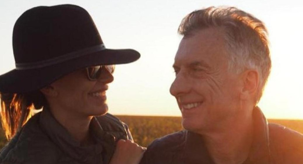 Juliana Awada y Mauricio Macri, foto IG