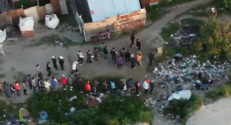 Venta de droga en Villa Fiorito, captura video