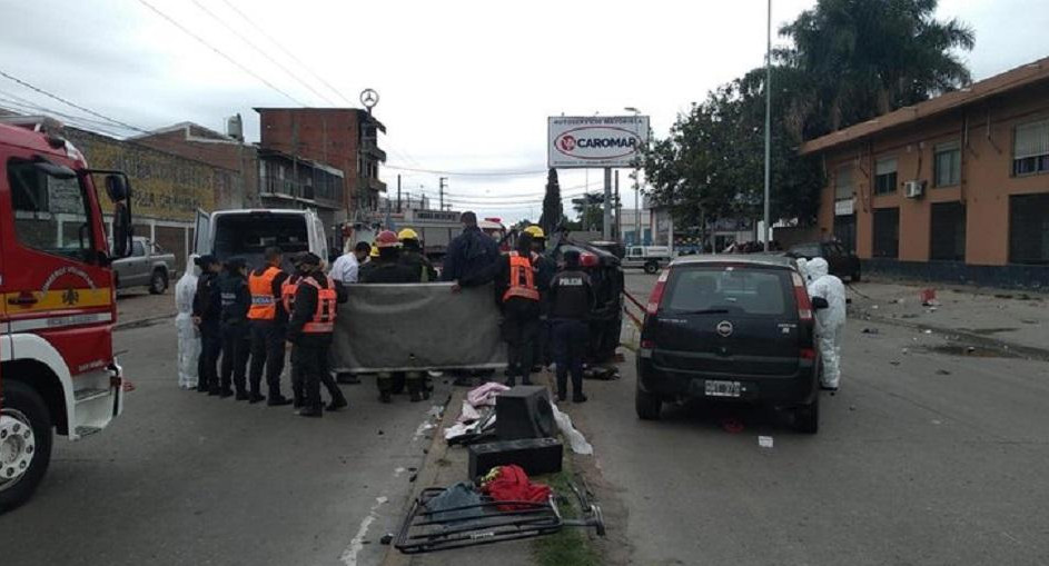 Choque múltiple en José C. Paz  