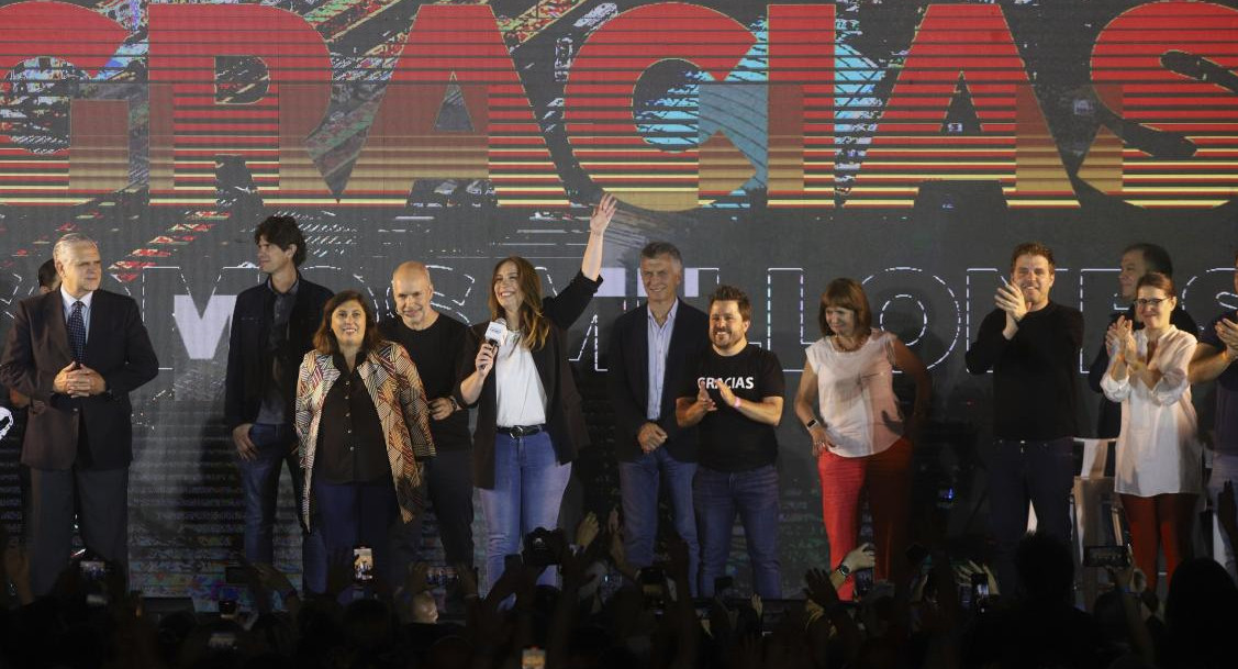 Festejo de Juntos por el Cambio tras Elecciones 2021, AGENCIA NA