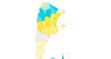 Mapa politico de Argentina. Elecciones 2021.