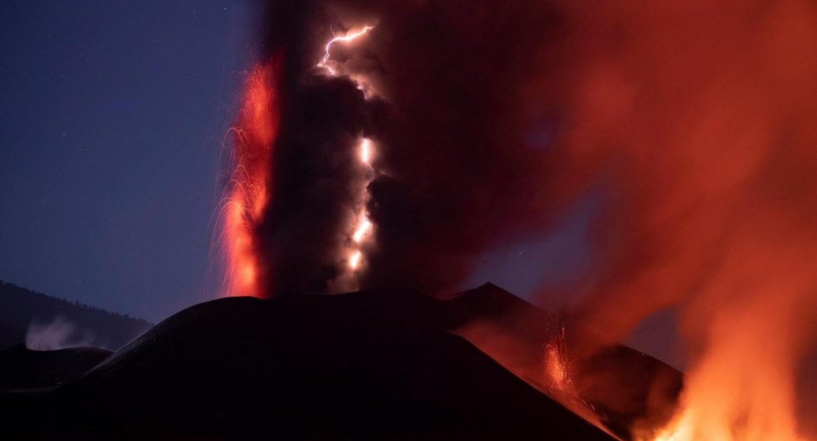 Volcan de La Palma, España. Agencia EFE.