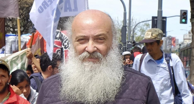 Emilio Pérsico, secretario de la Economía Social y dirigente del Movimiento Evita. NA.