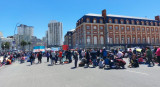 Piqueteros en Mar del Plata, NA