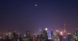 Eclipse Lunar desde Shangai, China. Reuters.