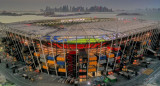 Estadio 974 en Qatar realizado con containers