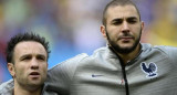 Mathieu Valbuena y Karim Benzema