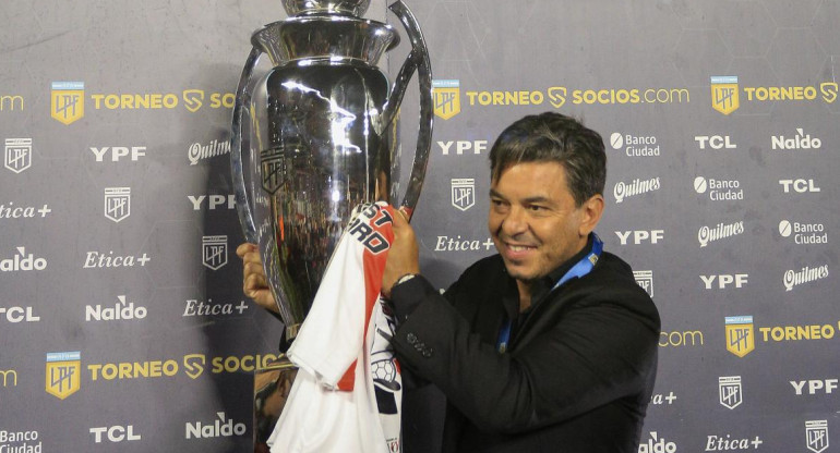 Marcelo Gallardo, técnico de River, NA