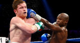 Canelo Álvarez y Floyd Mayweather