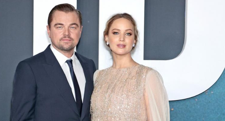 Leonardo DiCaprio y Jennifer Lawrence, foto NA