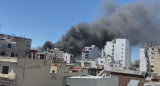 Incendio en depósito del Abasto