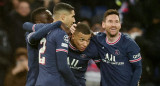 Festejo del PSG ante el Brujas por la Champions League, REUTERS