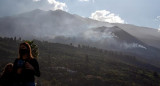 El volcán de La Palma amaneció sin signos de erupción. EFE.