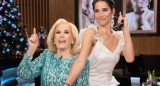 Mirtha Legrand y Juana Viale, foto NA