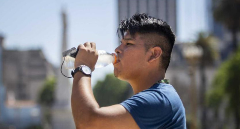 Hidratación, ola de calor, foto NA