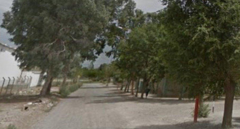 Lugar donde murió una niña de 10 años en accidente de cuatriciclo en Cipoletti