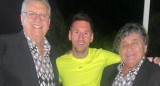 Los Palmeras con Lionel Messi, foto NA