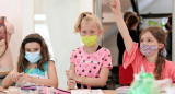 Coronavirus  en Francia, mascarillas, niños, EFE