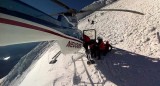 Accidente en el volcán Lanín